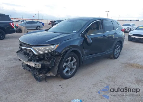 2017 Honda Cr-V Ex-L/Ex-L Navi from USA, damaged, VIN 7FARW1H8XHE018531